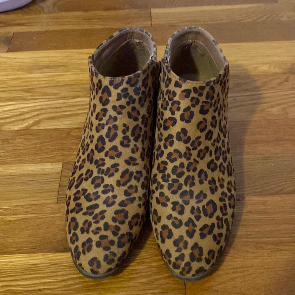 Cheetah Short Boots